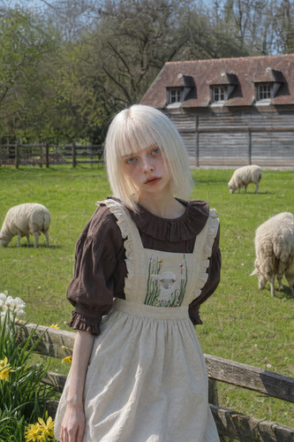 Shepherd エプロン ワンピース | maison de mapo