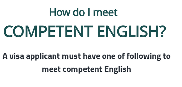 How do I meet competent English?