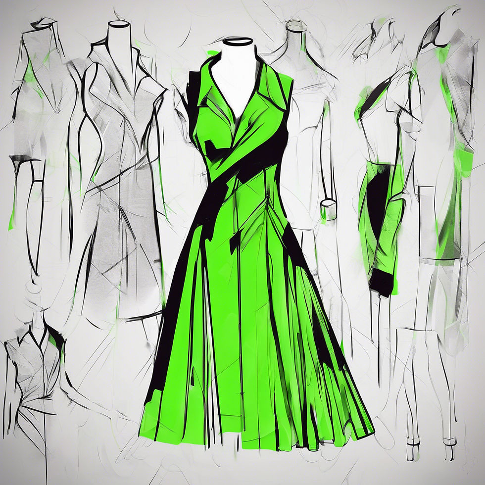 VESTITO BIANCO NERO VERDE FLUO.jpg
