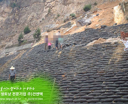 [식생토낭] 파주 석산 사면 복구