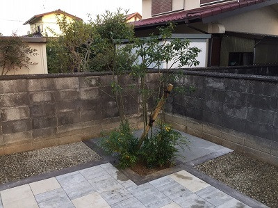 植木植栽完了