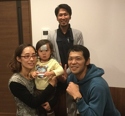 お客様と記念撮影