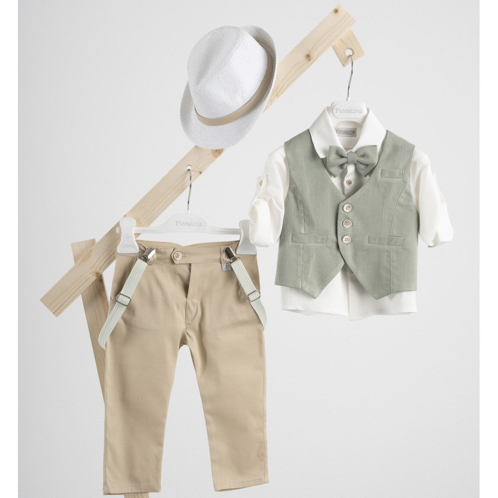 Βαπτιστικό κοστούμι Piccolino Bob Mint-AG22S69MIN