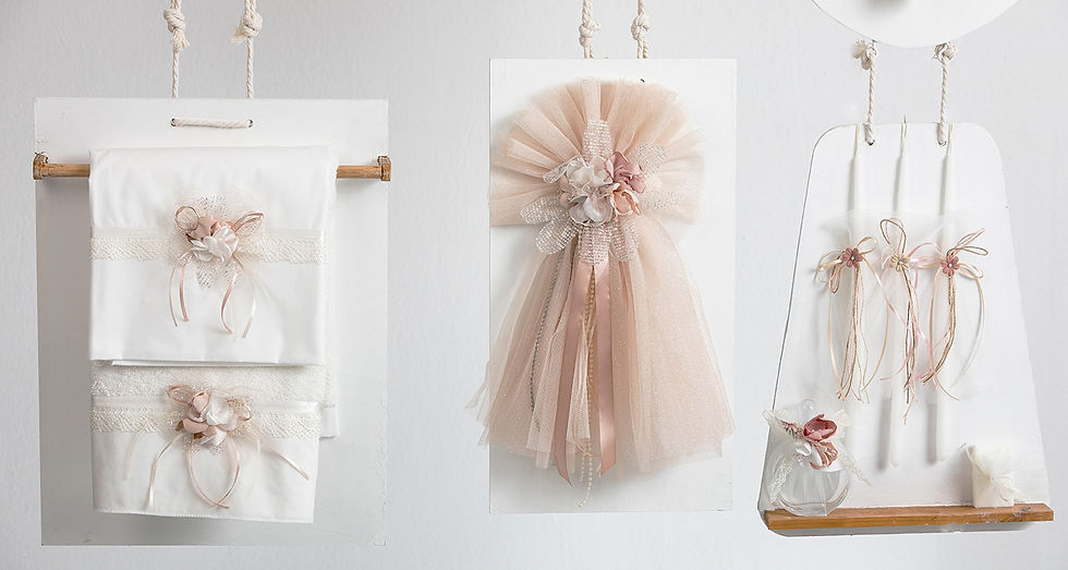 Λαδοσετ βάπτισης Francy Champagne