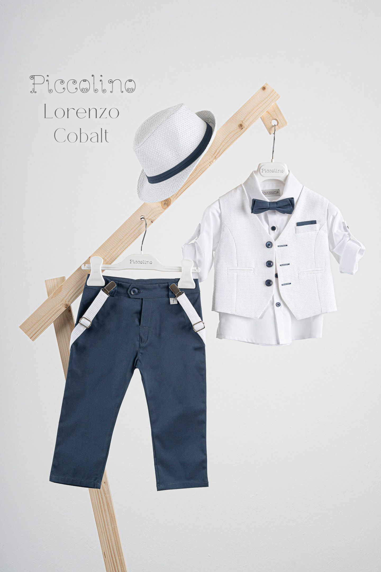 Βαπτιστικό κοστούμι Piccolino Lorenzo σε χρώμα Cobalt