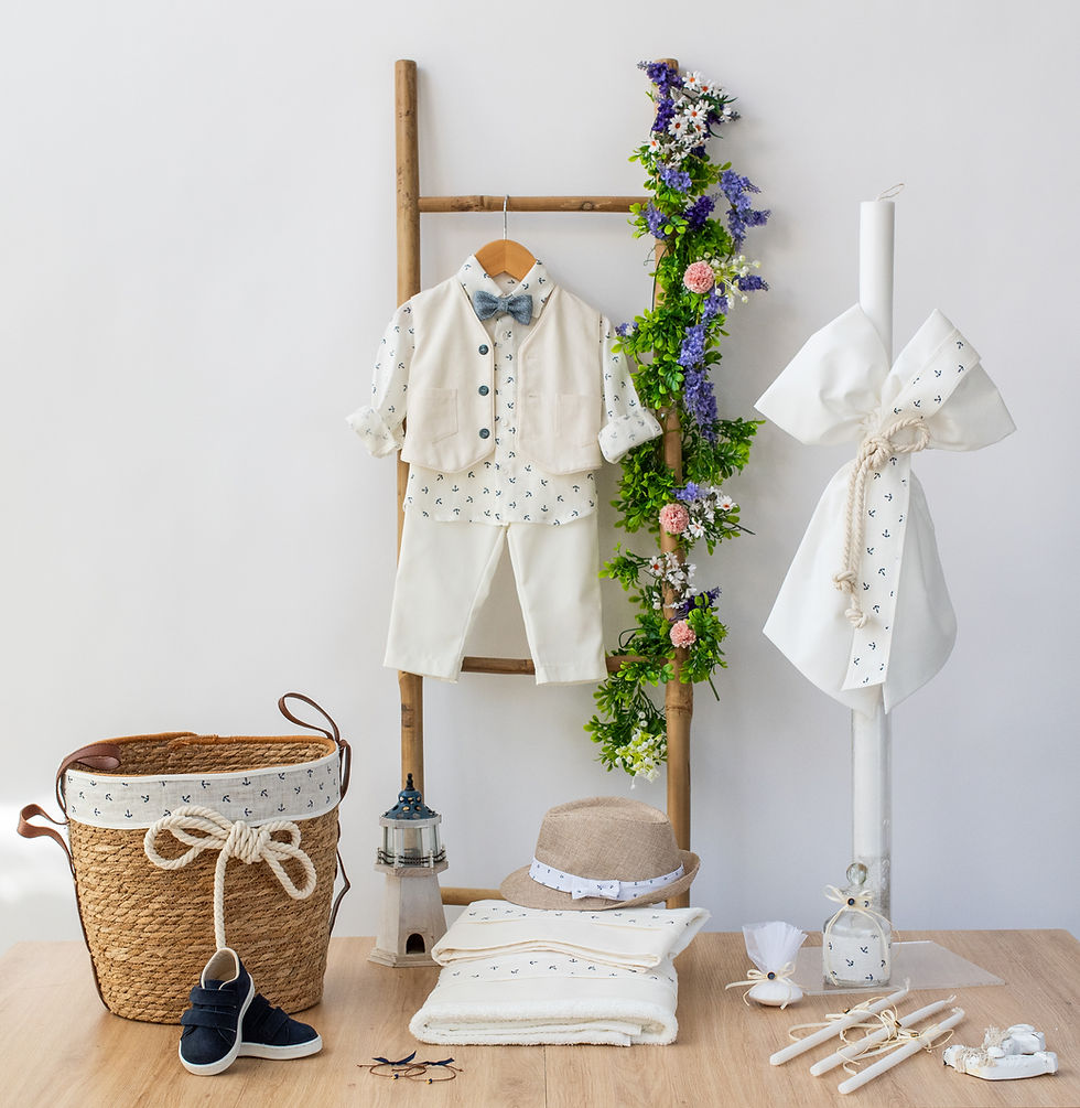 Ολοκληρωμένο πακέτο βάπτισης αγόρι, LJ2452