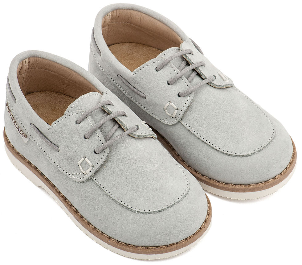 Δετό Δερμάτινο Μοκασίνι BW4308 Λευκό