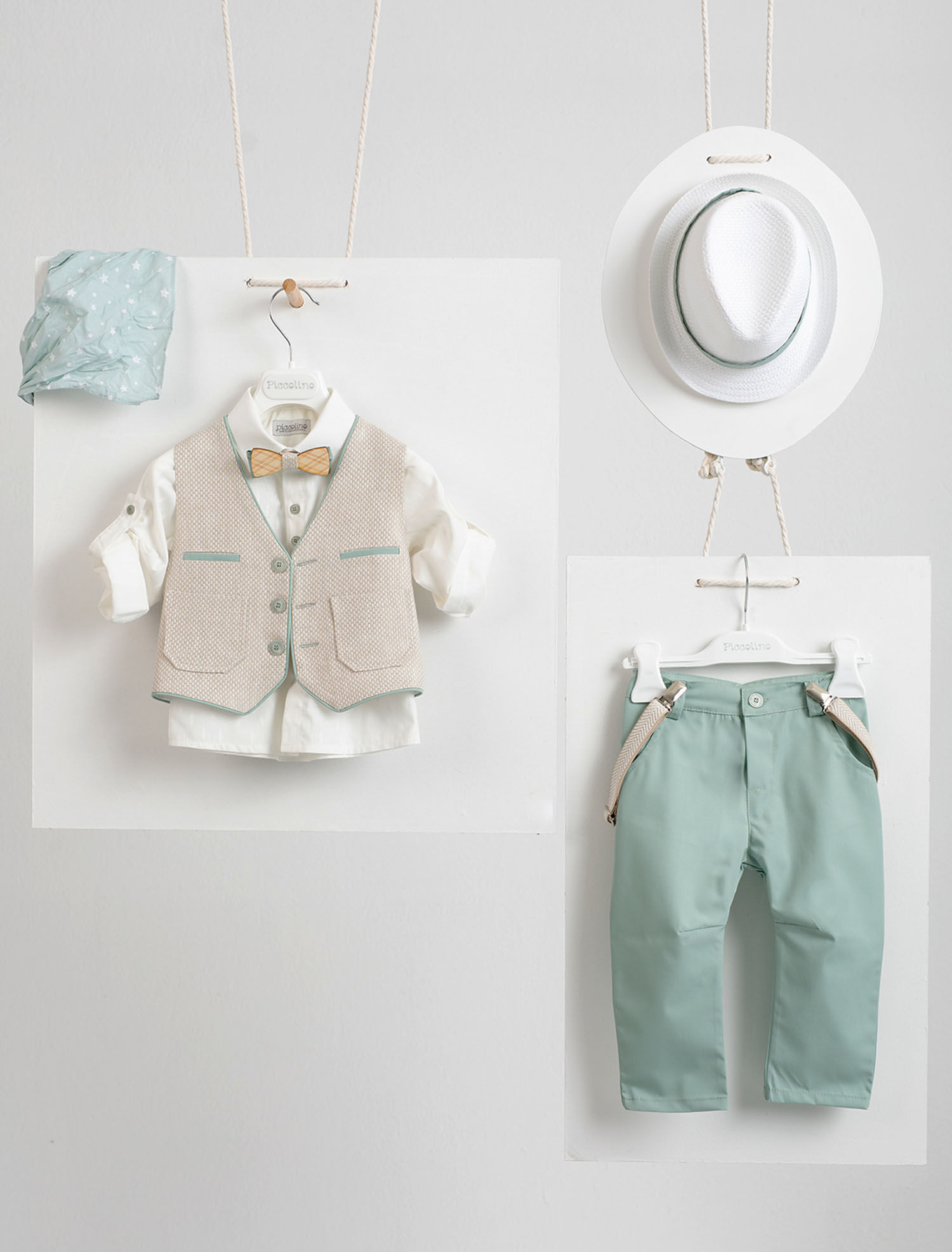 Βαπτιστικό κοστούμι Wando Mint - AG20S02M