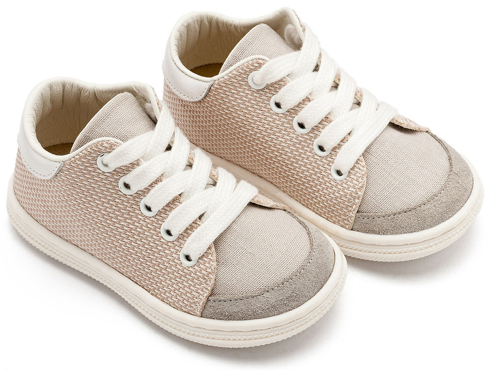 Δετά Δίχρωμα Υφασμάτινα Σνίκερς