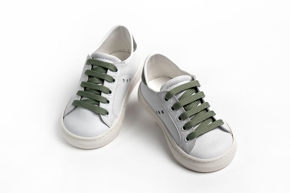 Παπούτσι περπατήματος  από λευκό δέρμα