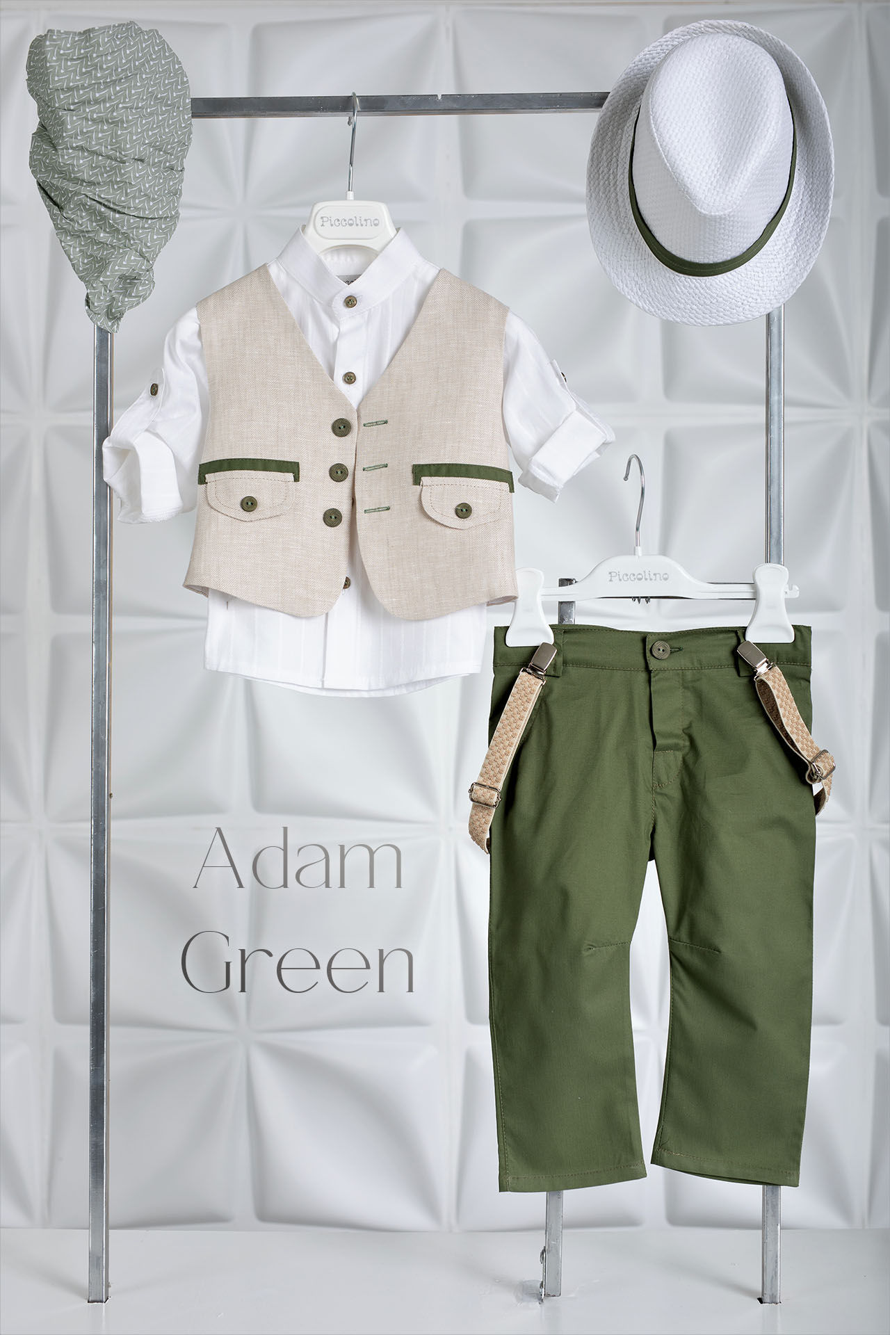 Βαπτιστικό κοστούμι Adam Green AG22S38GR