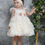 Thumbnail: Christening dress with tulle, lace and marabou feathers Mi Chiamo -16I