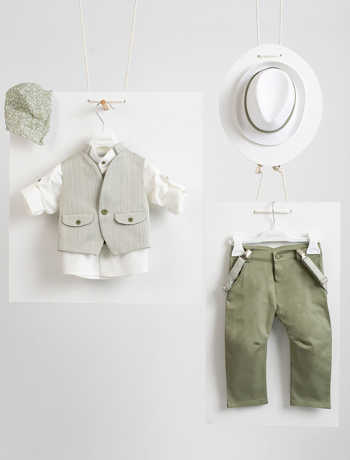 Βαπτιστικό κοστούμι Henry Lime-AG22S45L