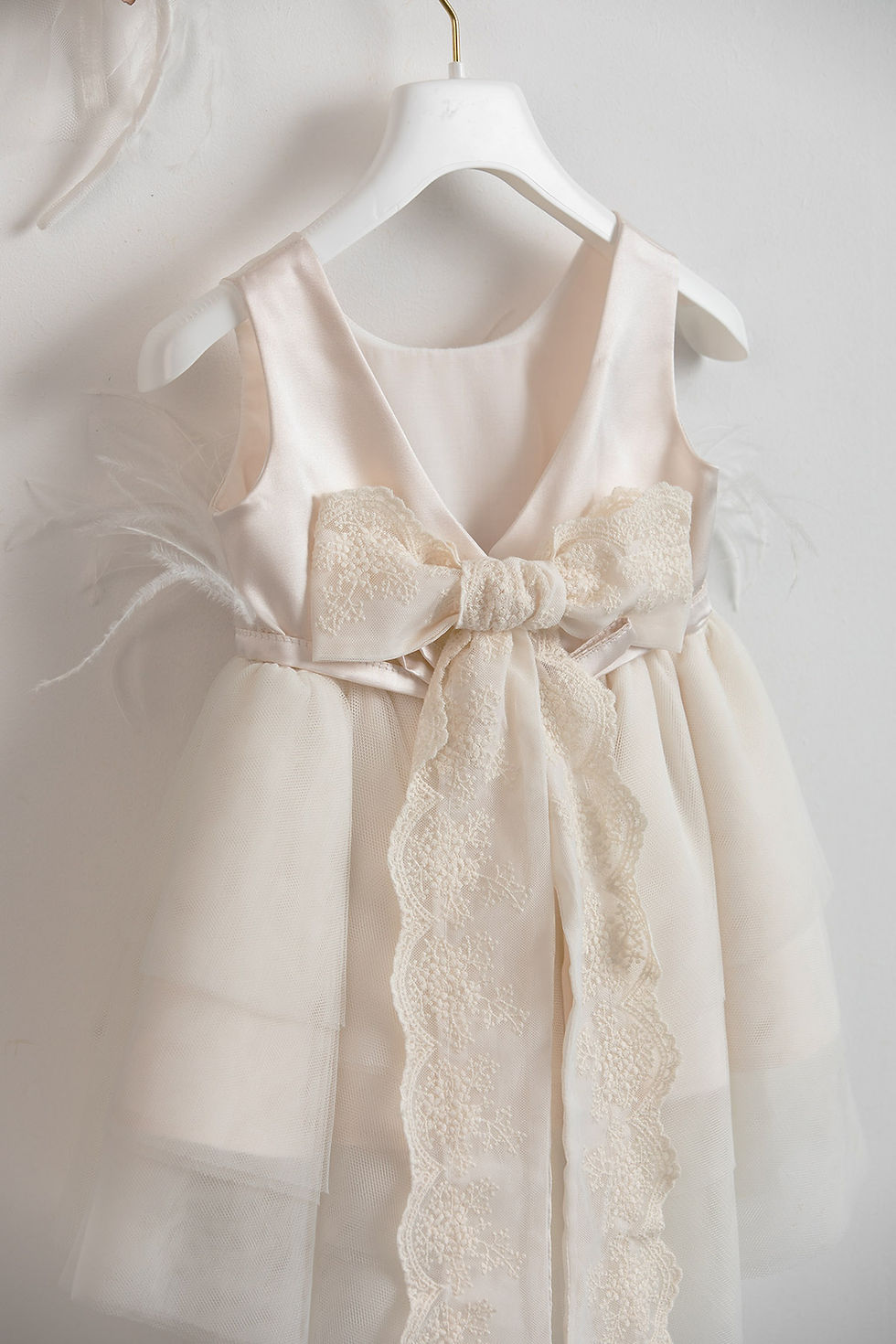 Μικρογραφία: Βαπτιστικό φόρεμα Piccolino Tiffany Champagne
