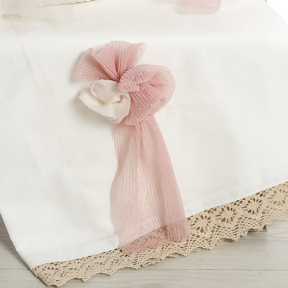 Μικρογραφία: Σετ Βάπτισης Καλάθι "Rustic Romance Collection" BELIS-2609