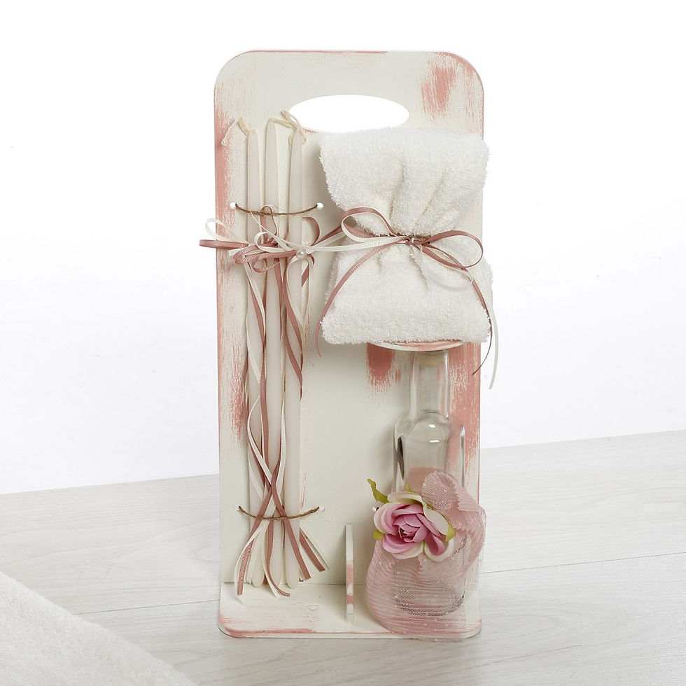 Μικρογραφία: Σετ Βάπτισης Τρόλεϊ "Romantic Floral Collection"   BELIS-2607