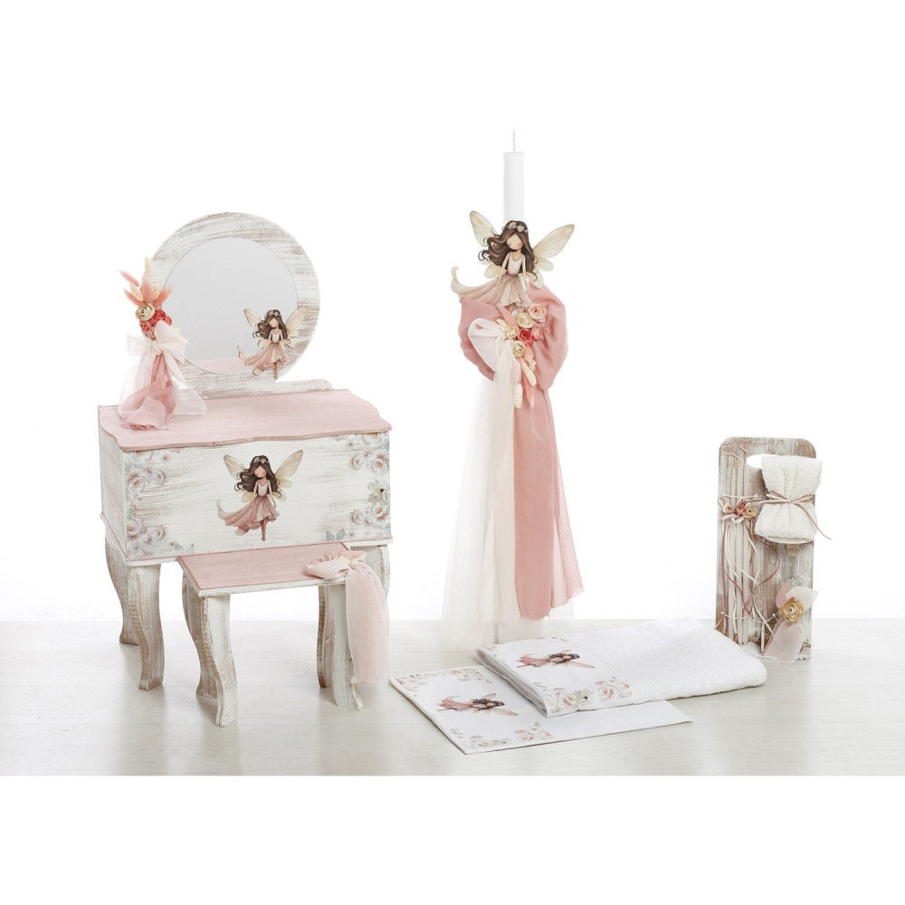 Σετ Βάπτισης Μπουντουάρ "Boho Rose Fairy Tale"' BELIS-2653