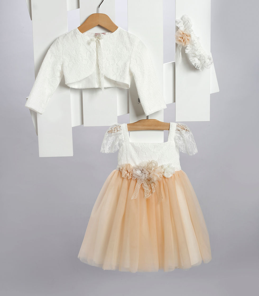 Βαπτιστικό ρούχο κορίτσι New Life-2738-5