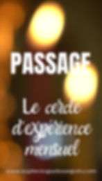 PASSAGE - Cercle d'expérience mensuel