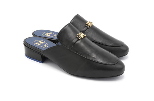【prank project】Loafer mule Black Shoes