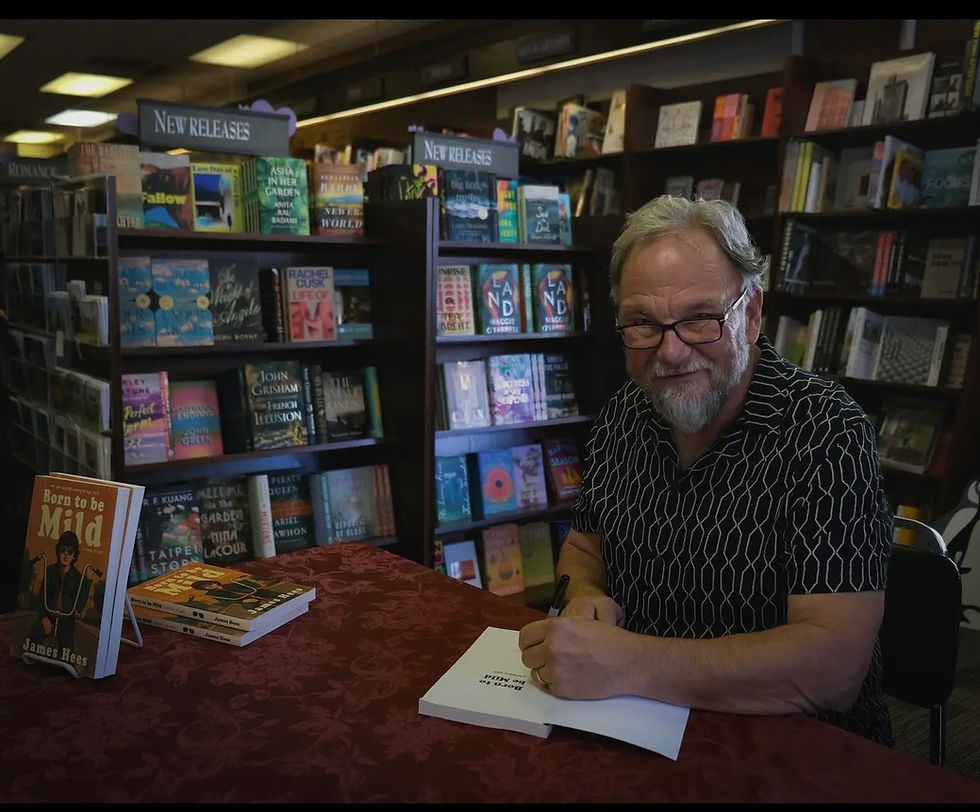 James Hees at Audreys Books. Photo by Shawna Lemay.