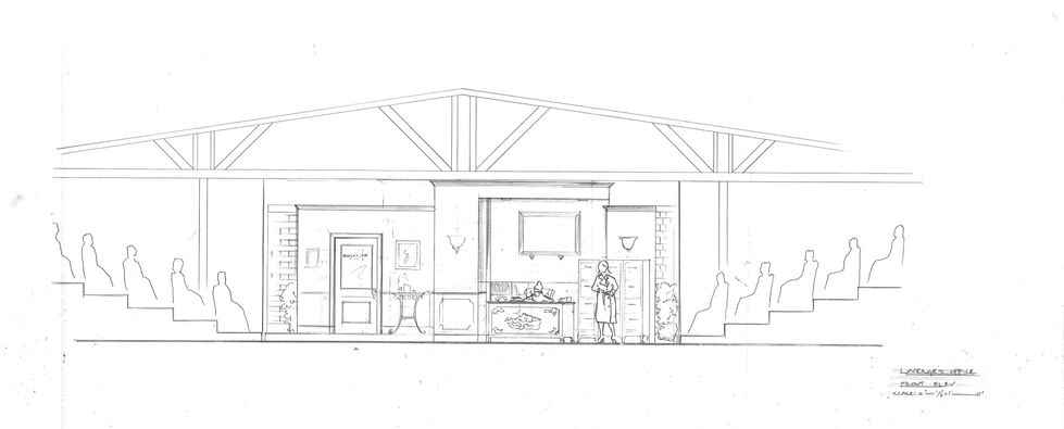 Lettice and Lovage, Office Front Elevation