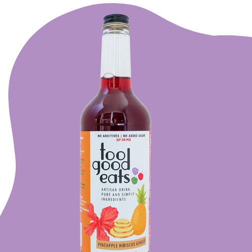 Pineapple Hibiscus Ginger Artisan Drink Mixer | Too Good Eats