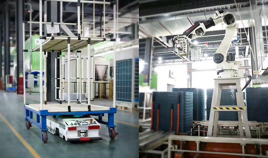 Robots-for-air-conditioning-equiupment-production