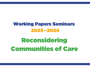 RCGE Seminar "Community Economies", April 19, 2024