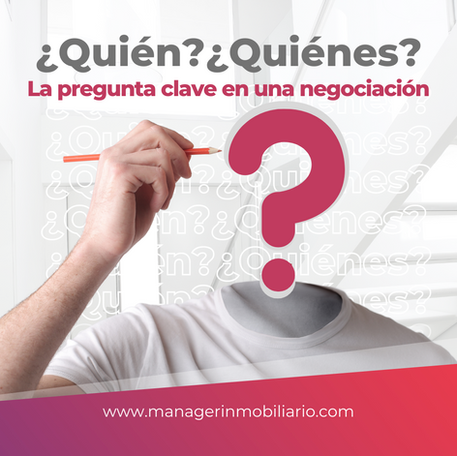 La pregunta clave en una negociación