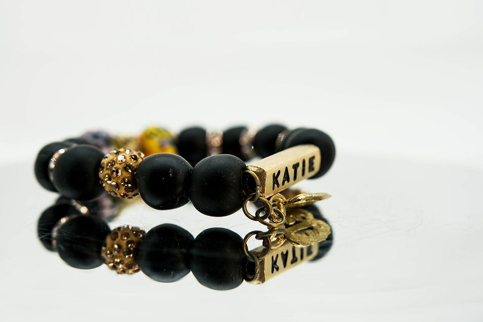 Thumbnail: Katie Name Afro Beads Bracelet