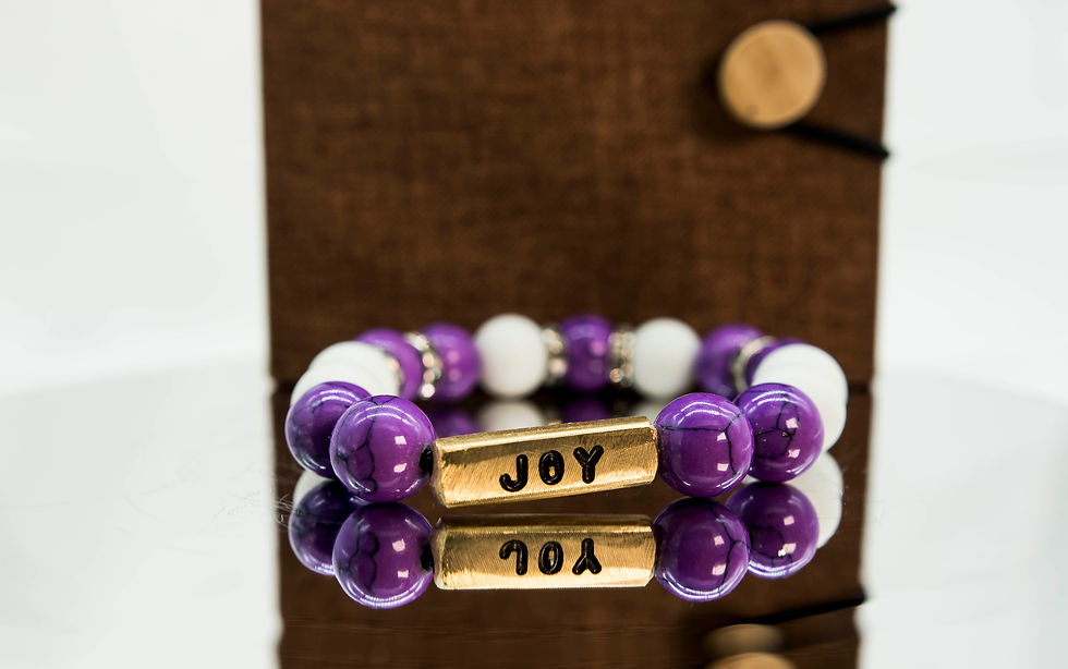 Thumbnail: Joy Motivation Afro Beads Bracelet