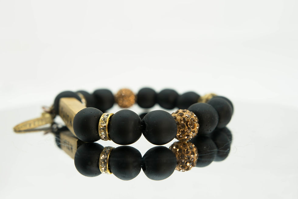 Thumbnail: Faith Motivation Afro Beads Bracelet