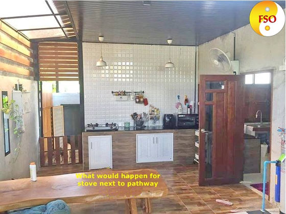 STOVE AND PATHWAY