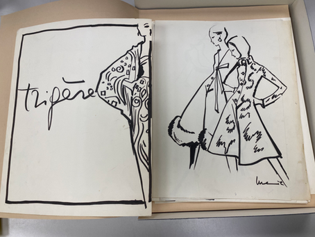 #24. A Look at Lucie Porges' Exquisite Sketches for Pauline Trigère