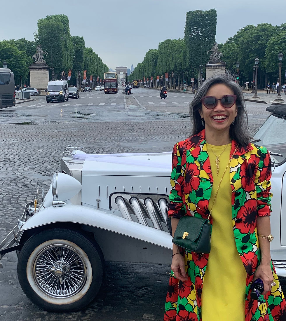 #25. The Enduring Vintage Pauline Trigère Ensembles in a Parisian Photo Shoot