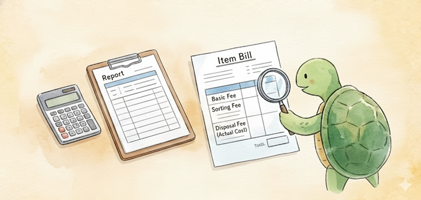 明朗会計なカメさん