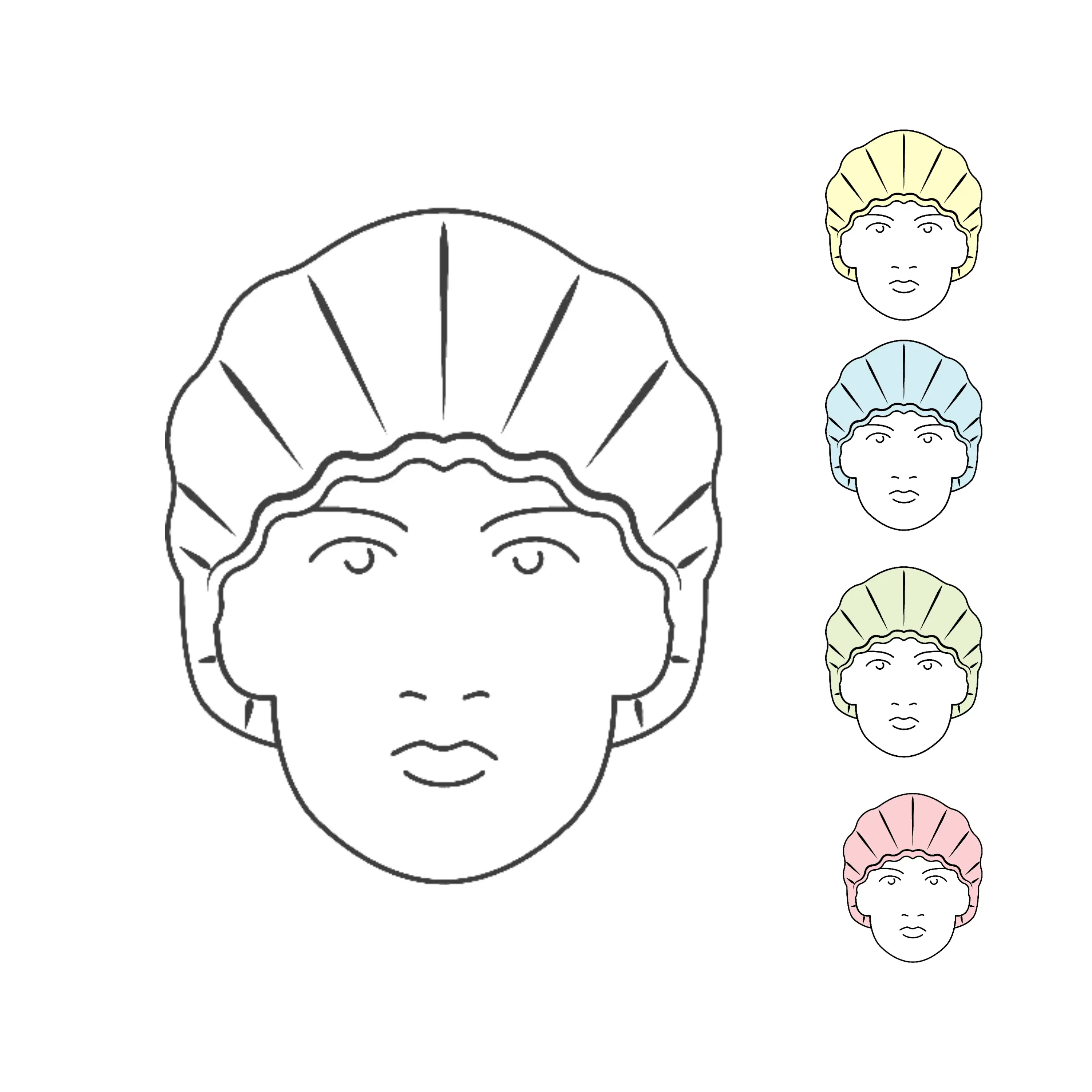 Toucas Clip em TNT Descartável