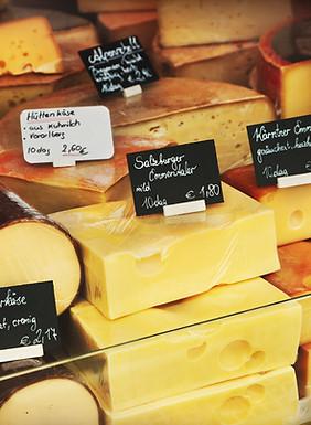 Kaas op de markt