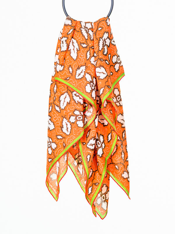 Cashmere Foulard | The AVERYL edition | Papaya | Barbara Wagner