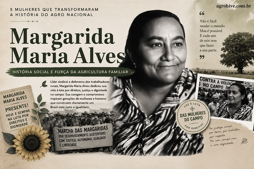 Margarida Maria Alves: a voz da agricultura familiar e dos trabalhadores rurais
