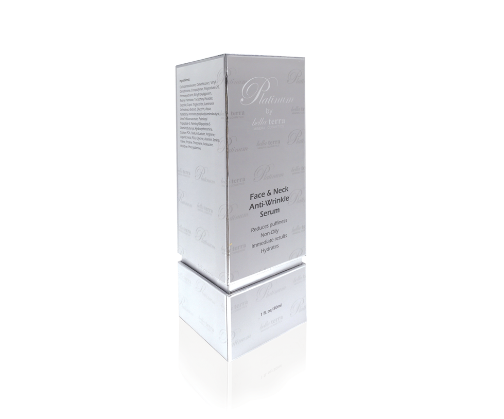 Platinum eye serum box