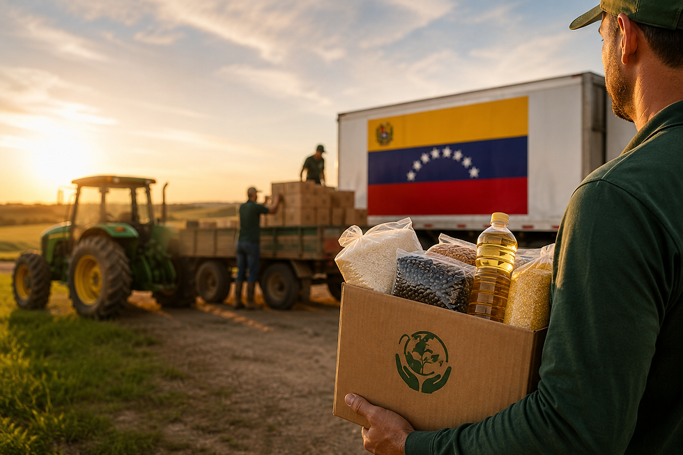 Agro brasileiro promove campanha para arrecadar alimentos às vítimas dos terremotos na Venezuela