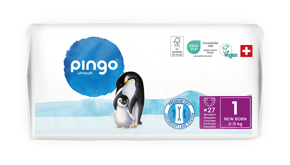 Miniature : No. 1 Pingo New Born (2 x 27 pces) Prix pour deux sacs
