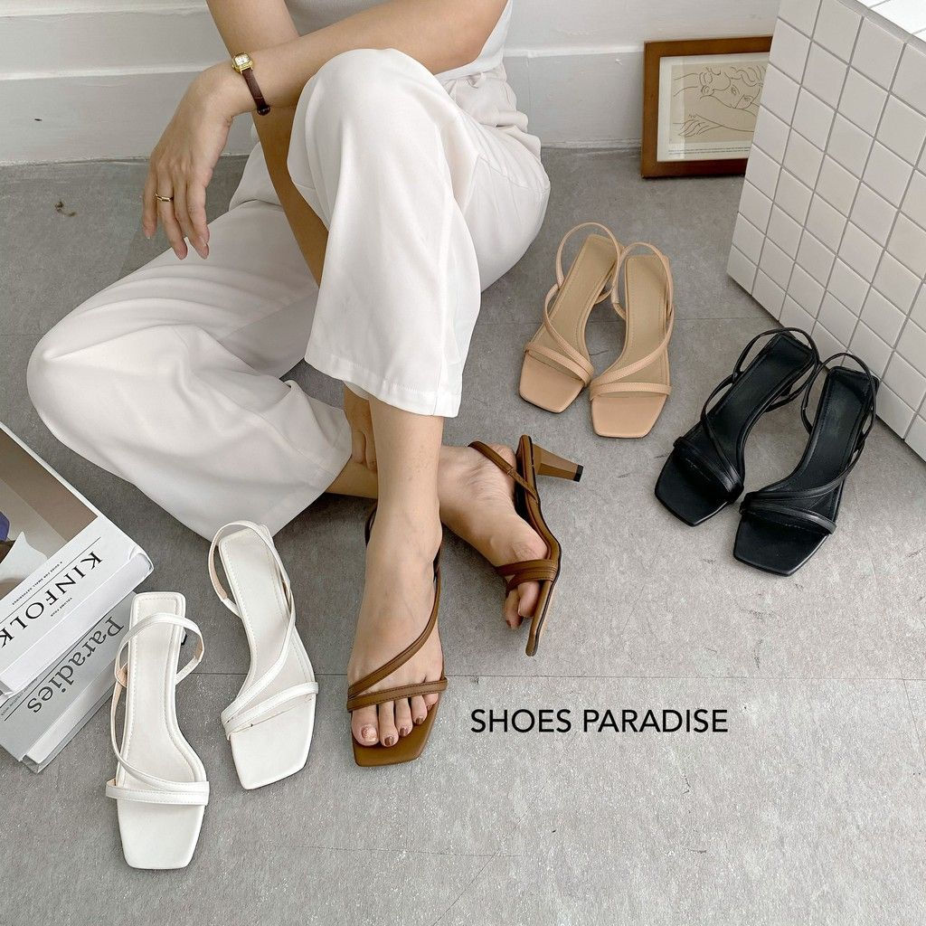 Giày cao gót nhọn 6p