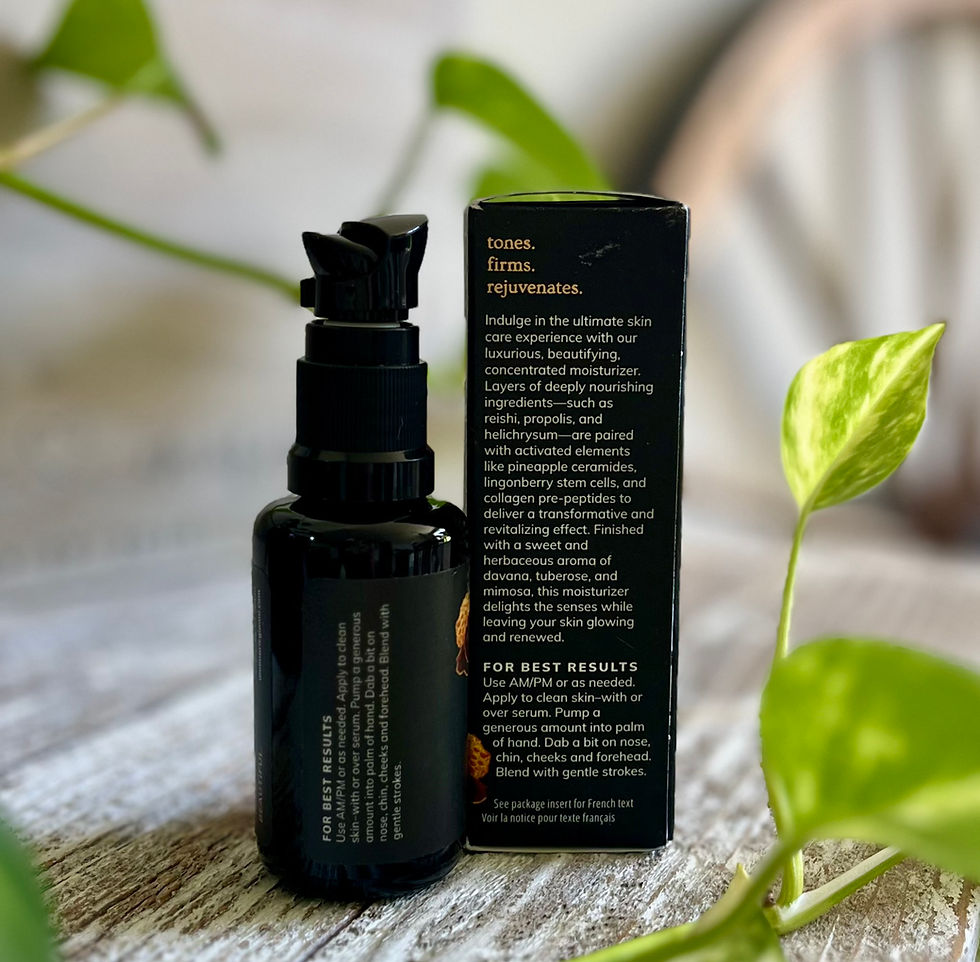 Thumbnail: Annemarie Restorative Facial Cream for Best Results on whitewashed wood with greenery.