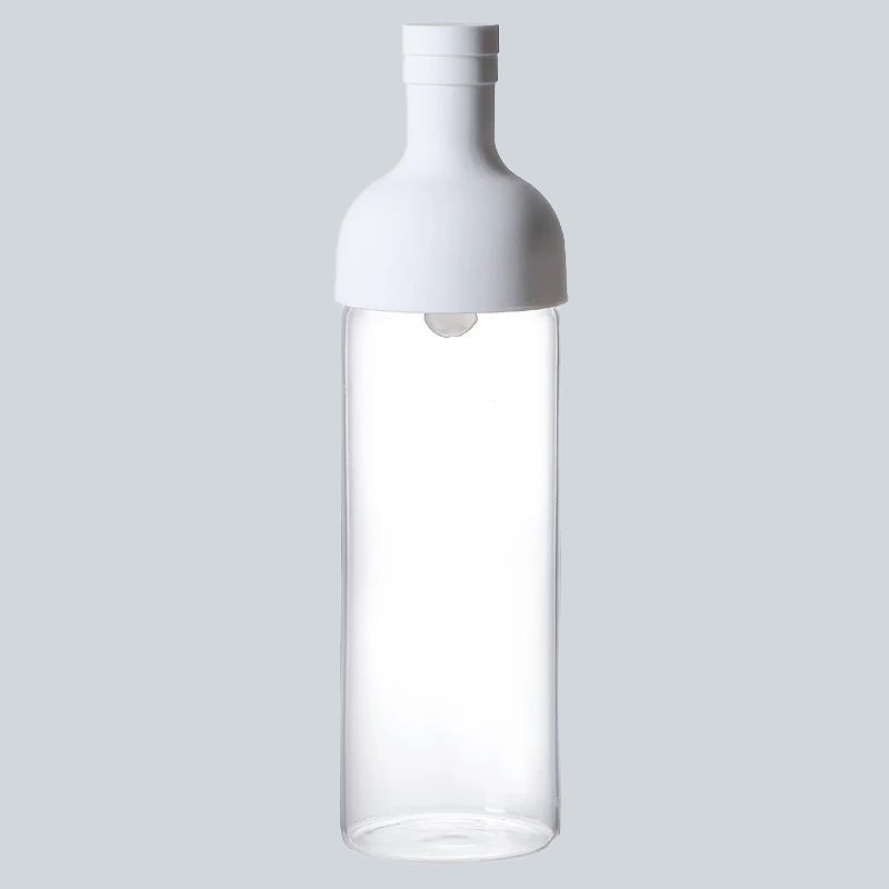 Open Door Tea Cold Brew Bottle with white silicone top.