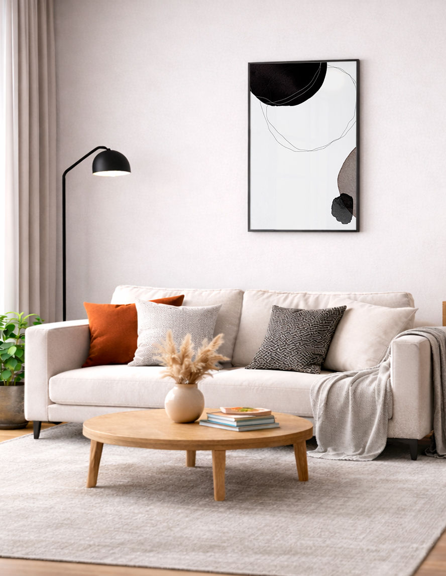 Miniatura: Quadro Decorativo • Corpo em Linha