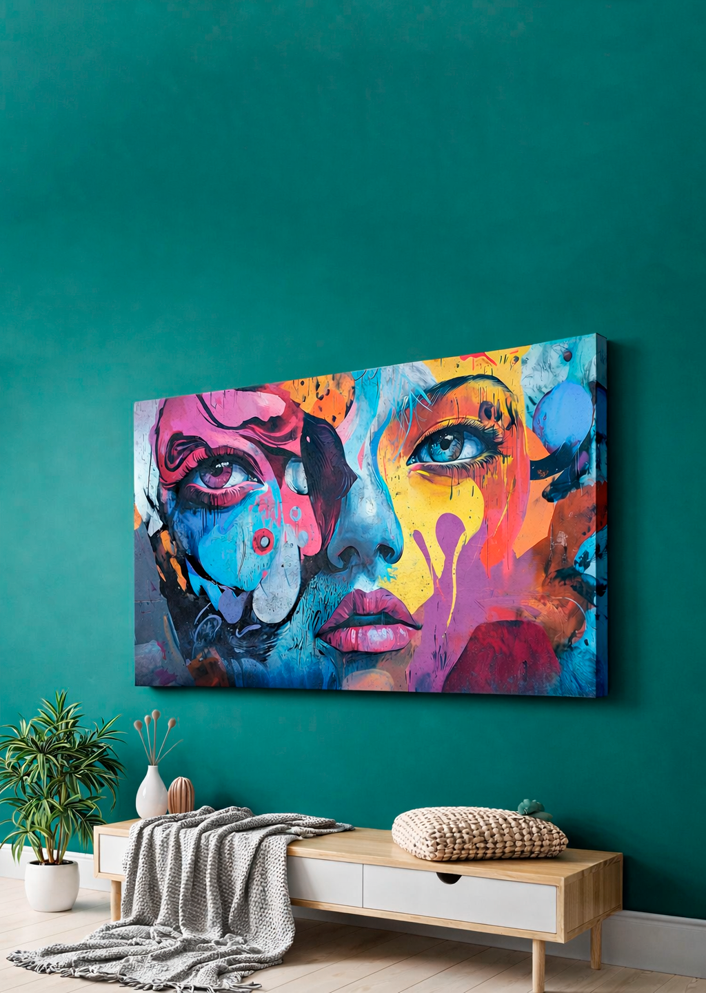 Quadro Decorativo / Rosto Desconstruído