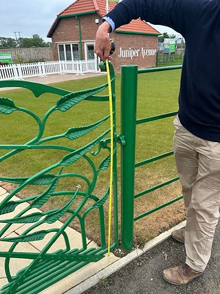 Measuring Gate at West Park